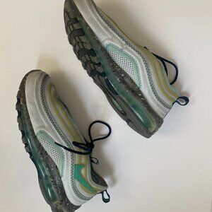 Nike Air Max Terrascape 97 Ocean Cube Sneakers Size 9.5 Teal Blue DJ5019-400